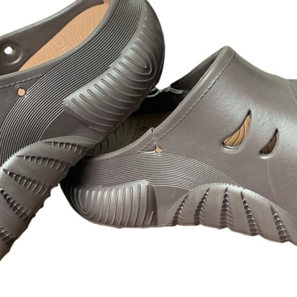 Coface Mens 7 Brown Slide On Orthopedic Clog Sandle Mule Plantar Fasciitis Shoes - Picture 9 of 10